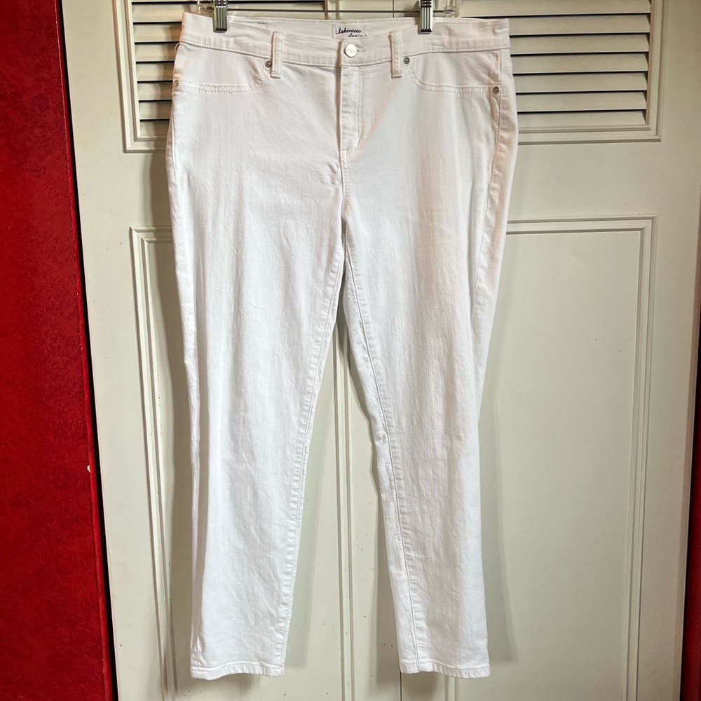 4 for $20 Lakeview Denim White Skinny Jeans Sz 33